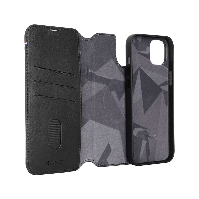 Decoded puzdro Leather Detachable Wallet MagSafe pre iPhone 15 Plus - Black