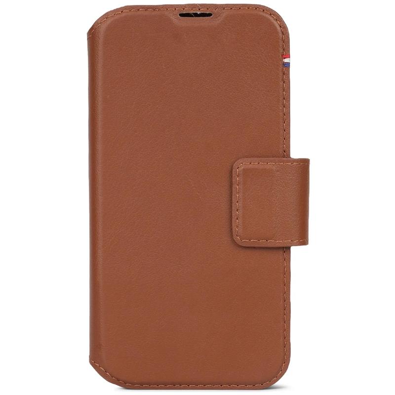 Decoded puzdro Leather Detachable Wallet MagSafe pre iPhone 15 Plus - Tan