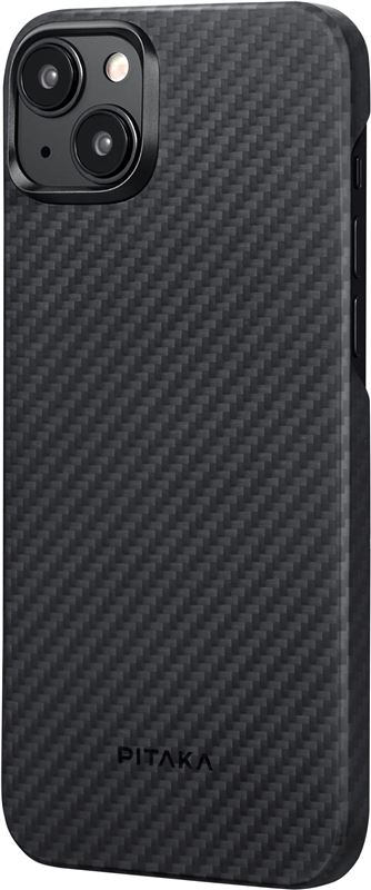 Pitaka MagEZ 4 1500D case, Black/Grey Twill-iPhone 15