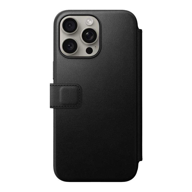Nomad puzdro Modern Leather Folio Magsafe pre iPhone 15 Pro Max - Black