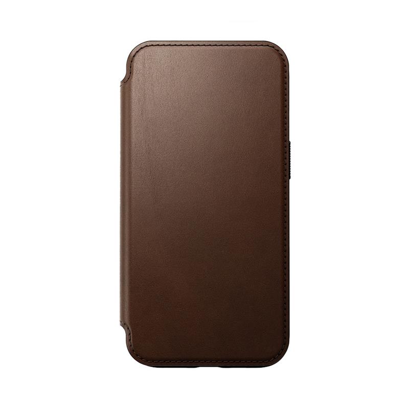 Nomad puzdro Modern Leather Folio Magsafe pre iPhone 15 - Brown