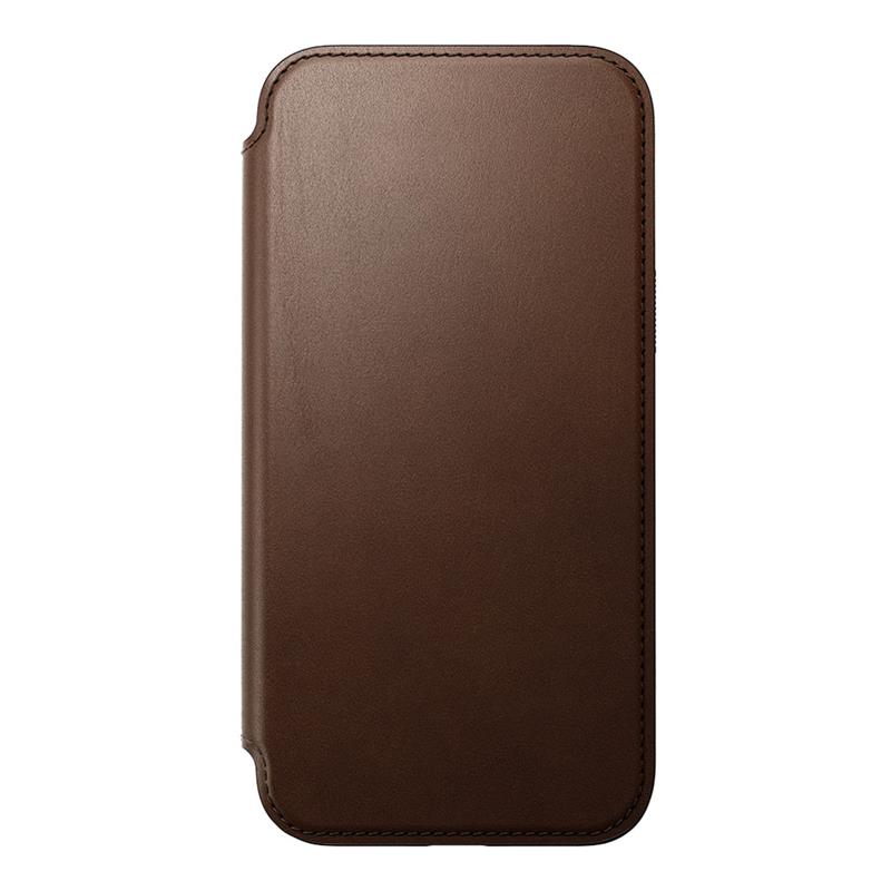 Nomad pouzdro Modern Leather Folio Magsafe pro iPhone 15 Pro Max - Brown