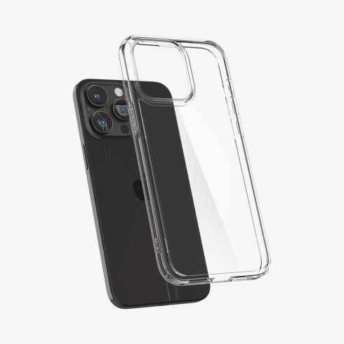 Spigen kryt Ultra Hybrid pre iPhone 15 Pro - Crystal Clear