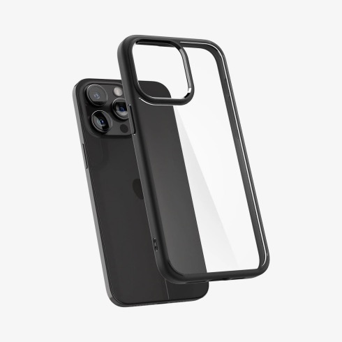 Spigen kryt Ultra Hybrid pre iPhone 15 Pro - Matte Black