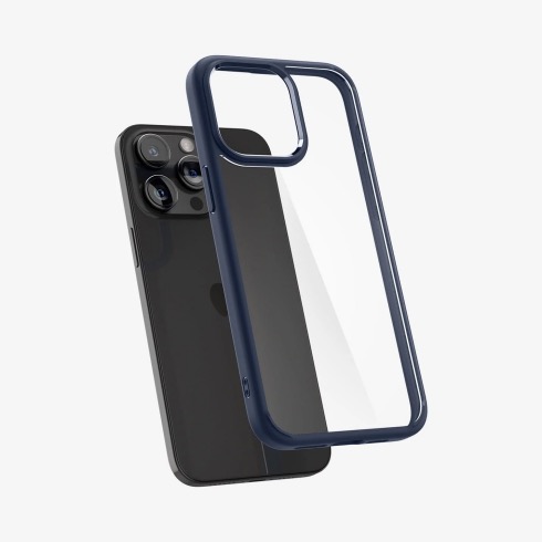 Spigen kryt Ultra Hybrid pre iPhone 15 Pro - Navy Blue
