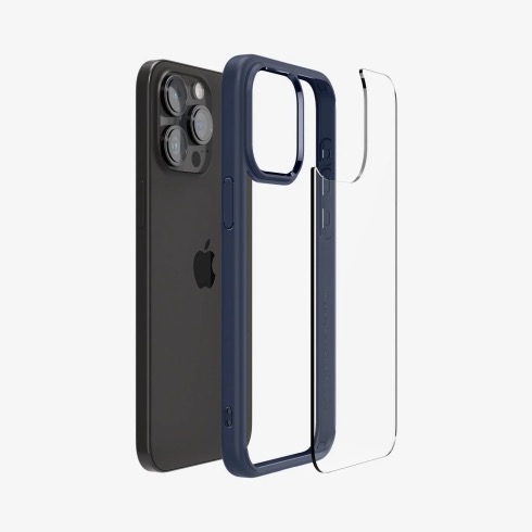 Spigen kryt Ultra Hybrid pre iPhone 15 Pro - Navy Blue