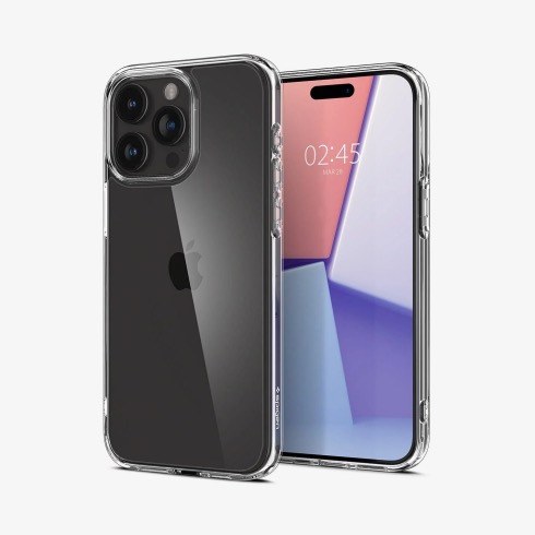 Spigen kryt Ultra Hybrid pre iPhone 15 Pro Max - Crystal Clear