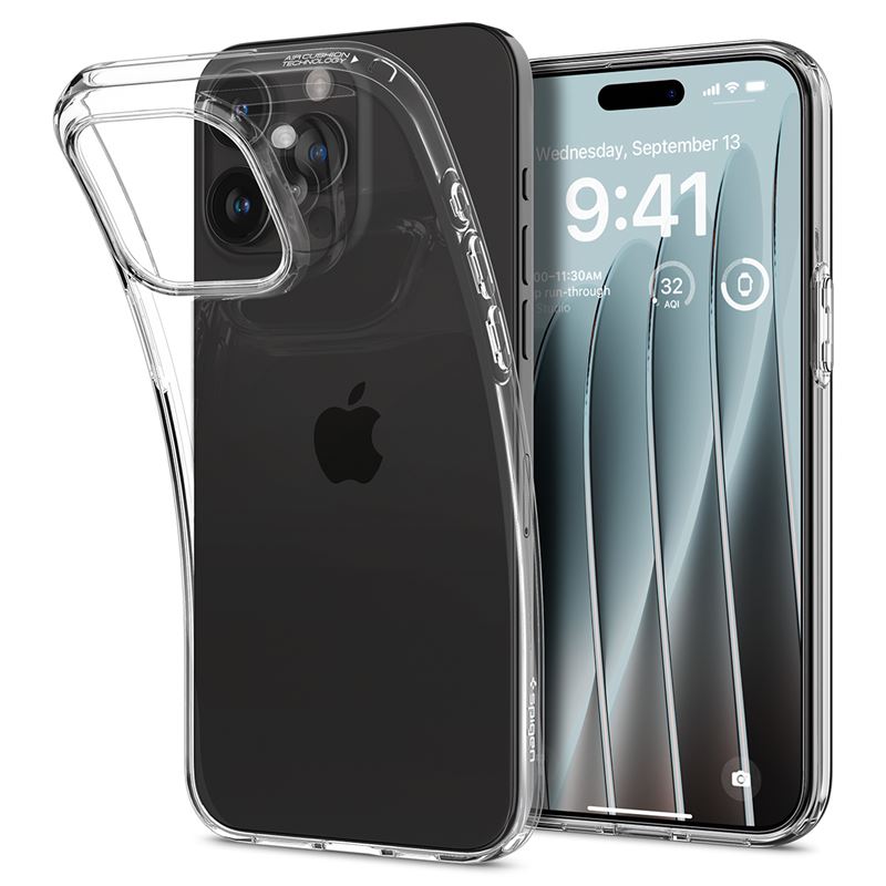 Spigen kryt Crystal Flex pro iPhone 15 Pro Max - Crystal Clear