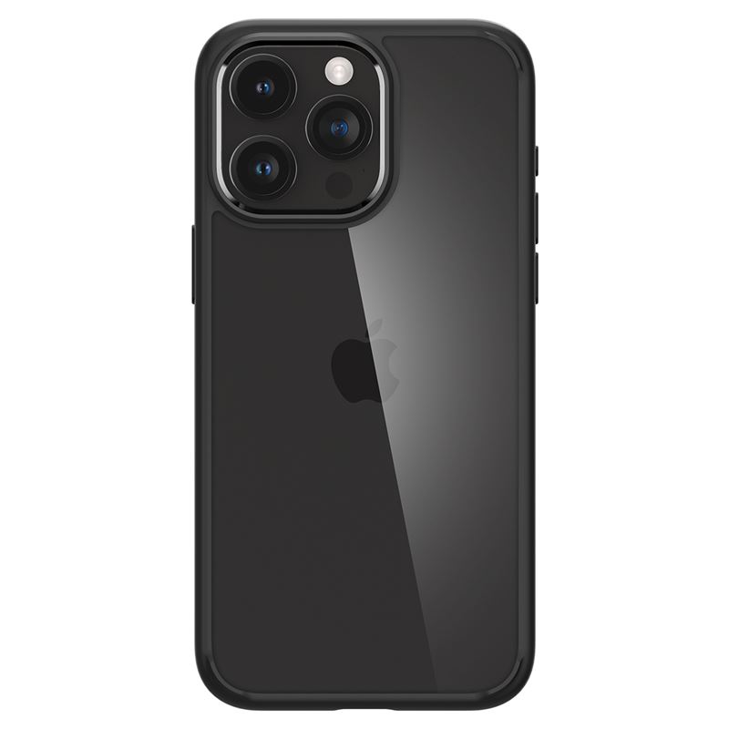 Spigen kryt Crystal Hybrid pro iPhone 15 Pro Max - Matte Black