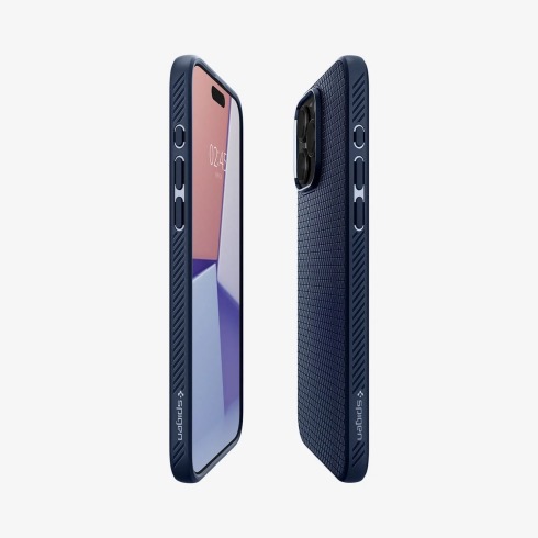 Spigen kryt Liquid Air pre iPhone 15 Pro Max - Navy Blue