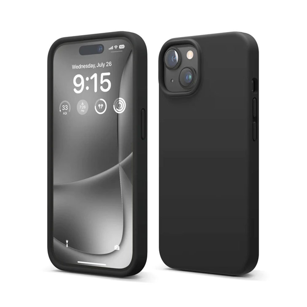 Elago kryt Silicone Case pre iPhone 15 - Black