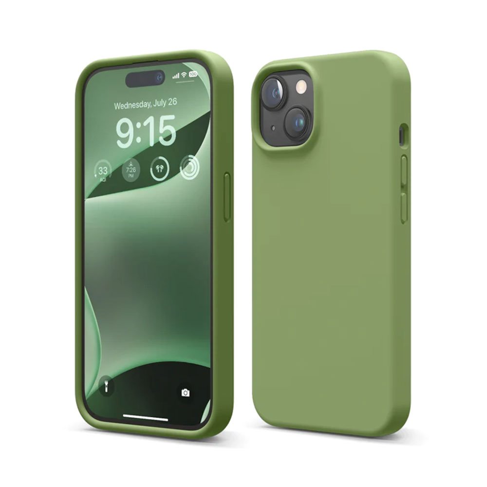 Elago kryt Silicone Case pro iPhone 15 - Cedar Green