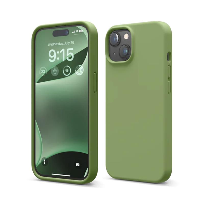 Elago kryt Silicone Case pro iPhone 15 - Cedar Green