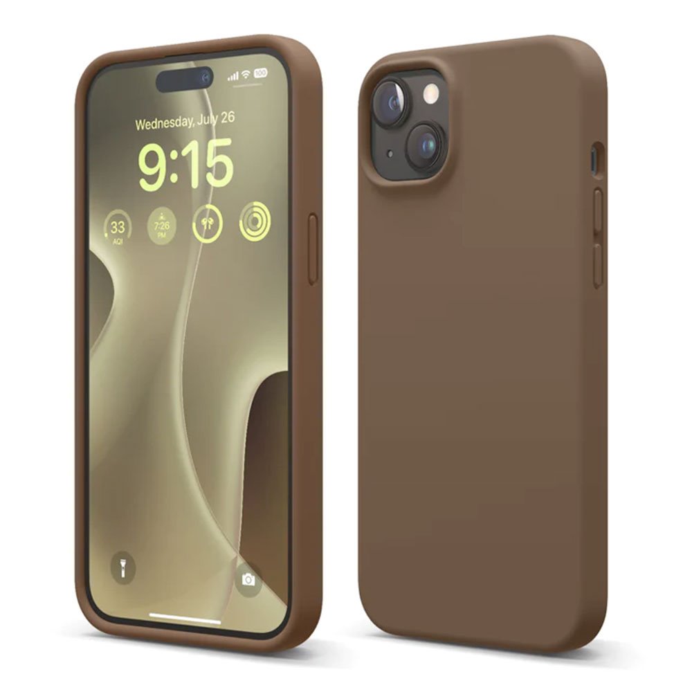 Elago kryt Silicone Case pro iPhone 15 Plus - Brown