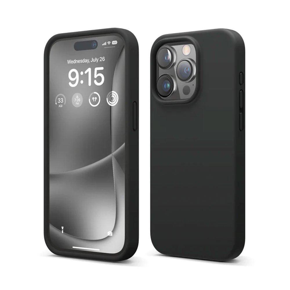 Elago kryt Silicone Case pro iPhone 15 Pro - Black