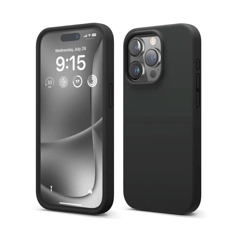 Elago kryt Silicone Case pro iPhone 15 Pro - Black