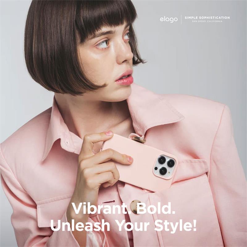 Elago kryt Silicone Case pre iPhone 15 Pro - Lovely Pink