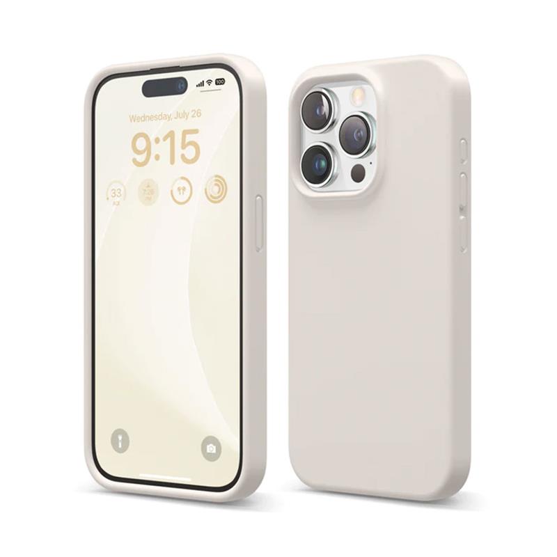 Elago kryt Silicone Case pro iPhone 15 Pro - Stone
