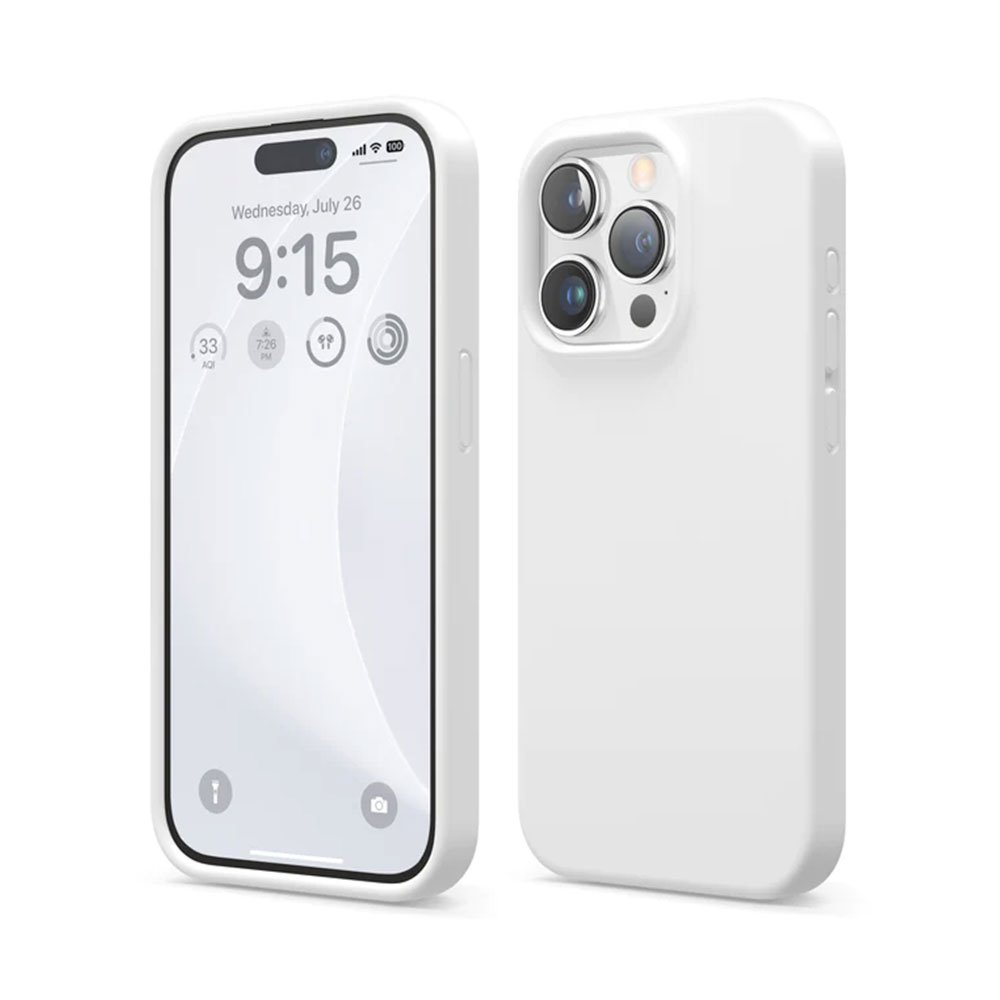 Elago kryt Silicone Case pro iPhone 15 Pro - White