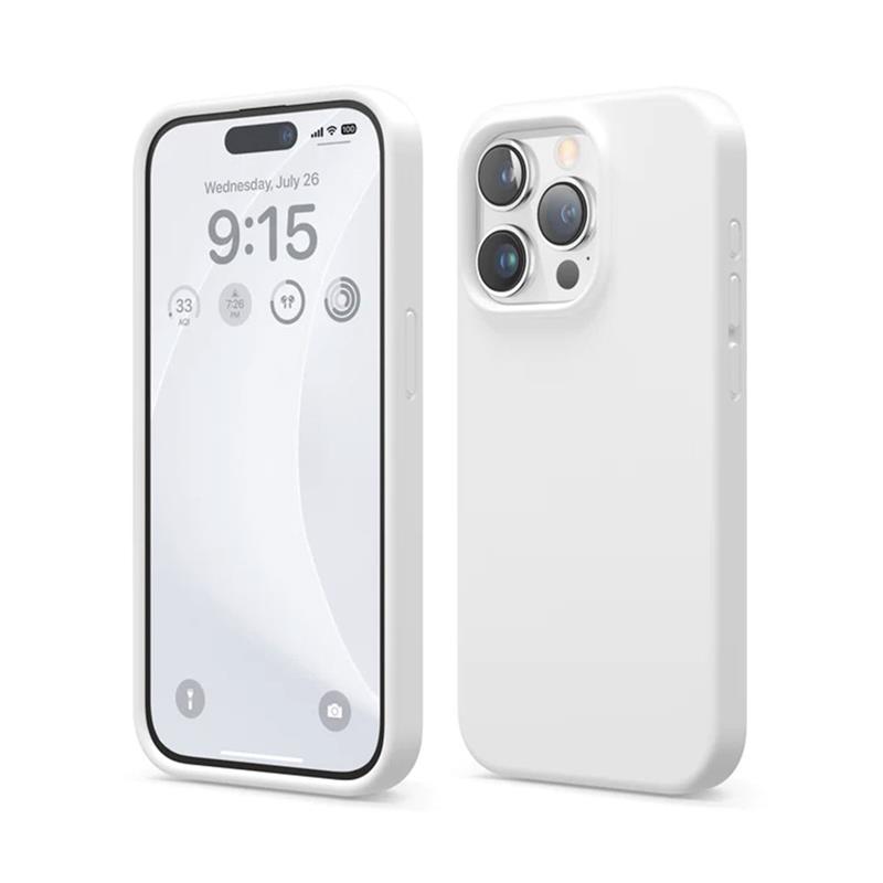 Elago kryt Silicone Case pro iPhone 15 Pro - White