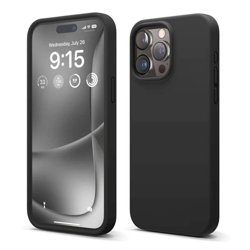 Elago kryt Silicone Case pro iPhone 15 Pro Max - Black
