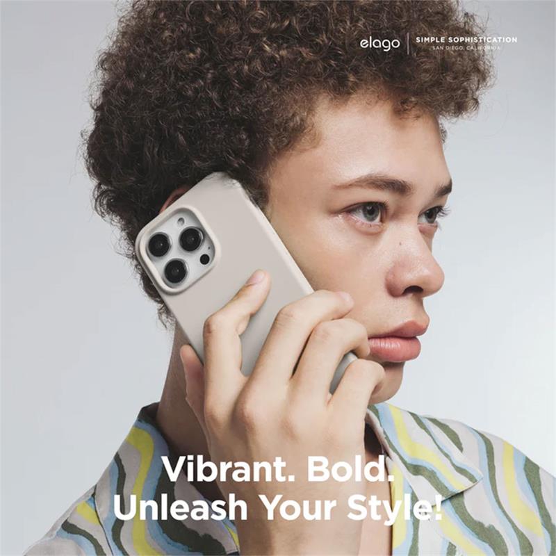 Elago kryt Silicone Case pre iPhone 15 Pro Max - Cedar Green