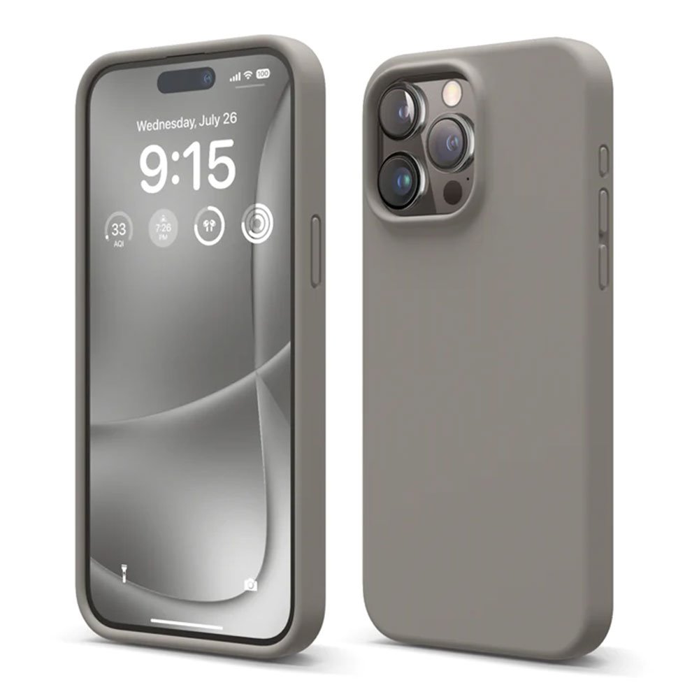 Elago kryt Silicone Case pro iPhone 15 Pro Max - Medium Gray