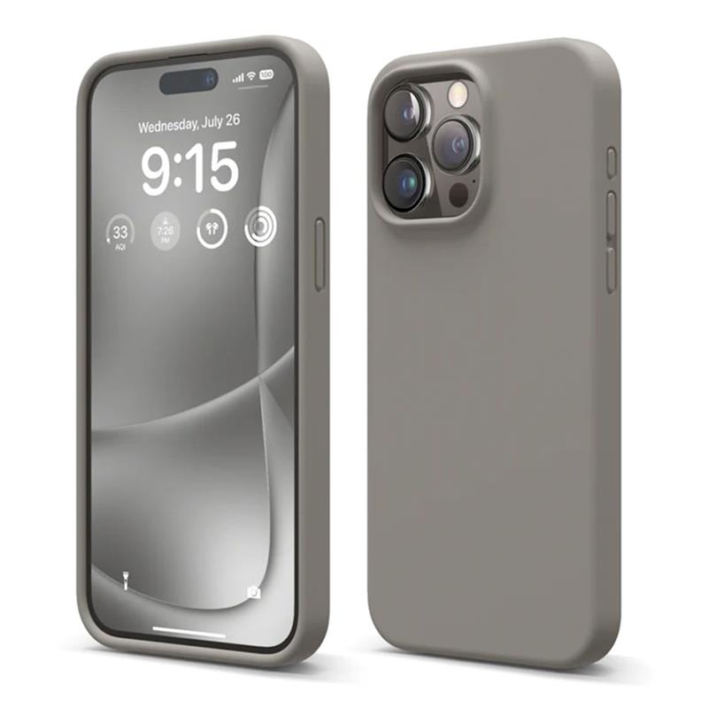 Elago kryt Silicone Case pro iPhone 15 Pro Max - Medium Gray