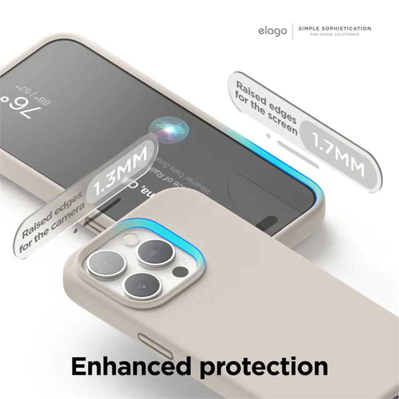 Elago kryt Silicone Case pre iPhone 15 Pro Max - Salmon