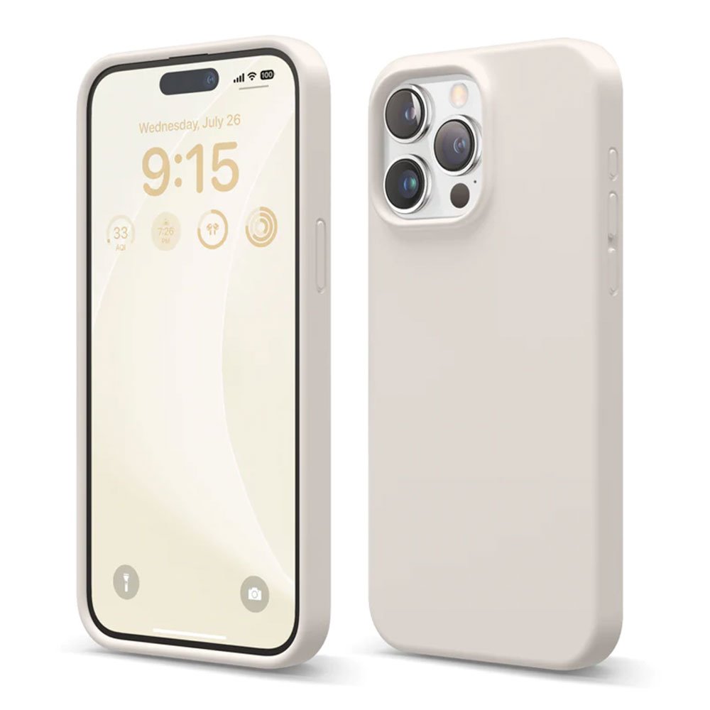 Elago kryt Silicone Case pro iPhone 15 Pro Max - Stone