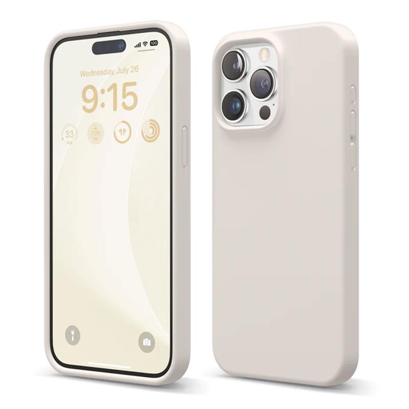 Elago kryt Silicone Case pro iPhone 15 Pro Max - Stone