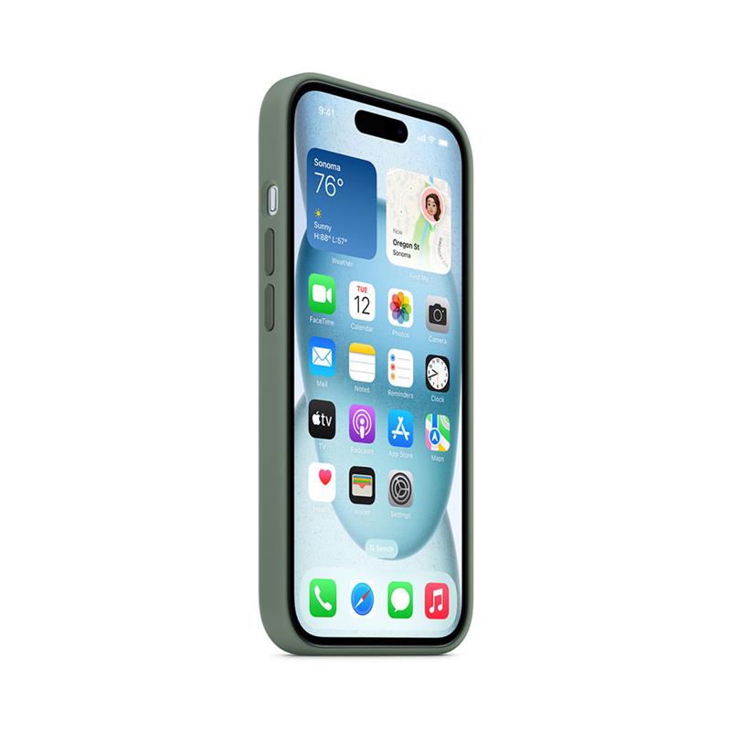 iPhone 15 Silicone Case with MagSafe - Cypress