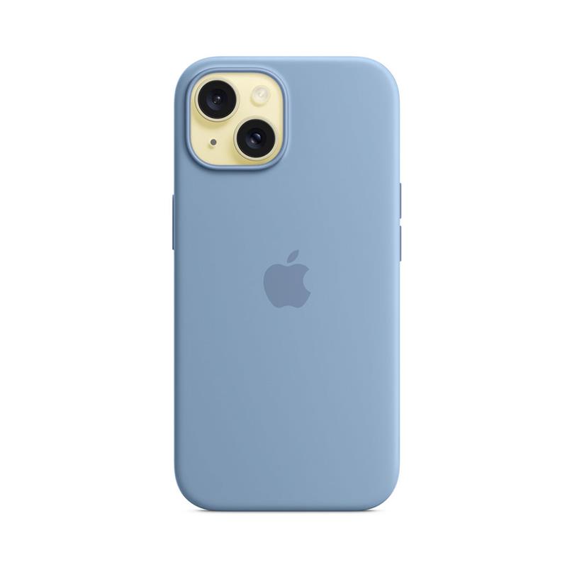 iPhone 15 Silicone Case with MagSafe - Winter Blue