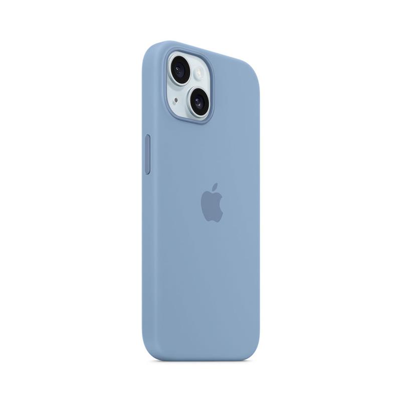 iPhone 15 Silicone Case with MagSafe - Winter Blue