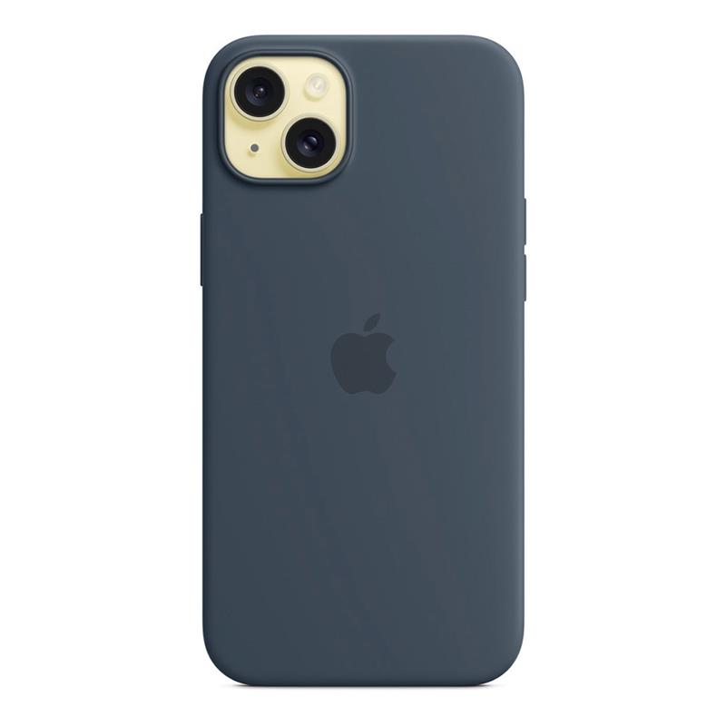 iPhone 15 Plus Silicone Case with MagSafe - Storm Blue