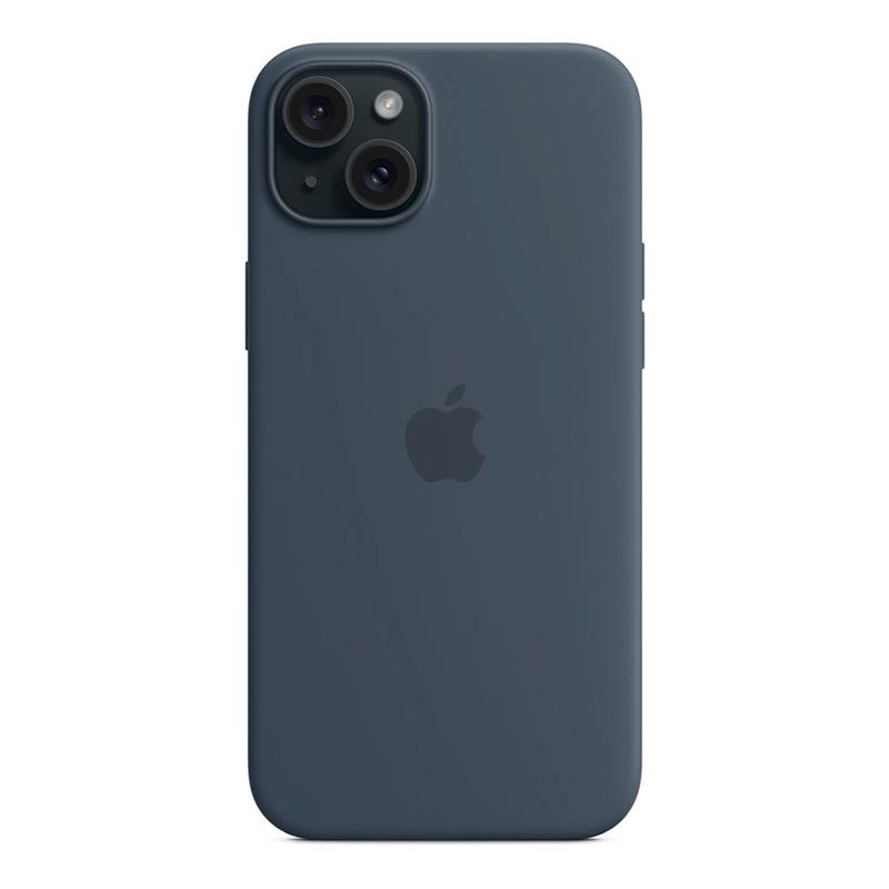 iPhone 15 Plus Silicone Case with MagSafe - Storm Blue