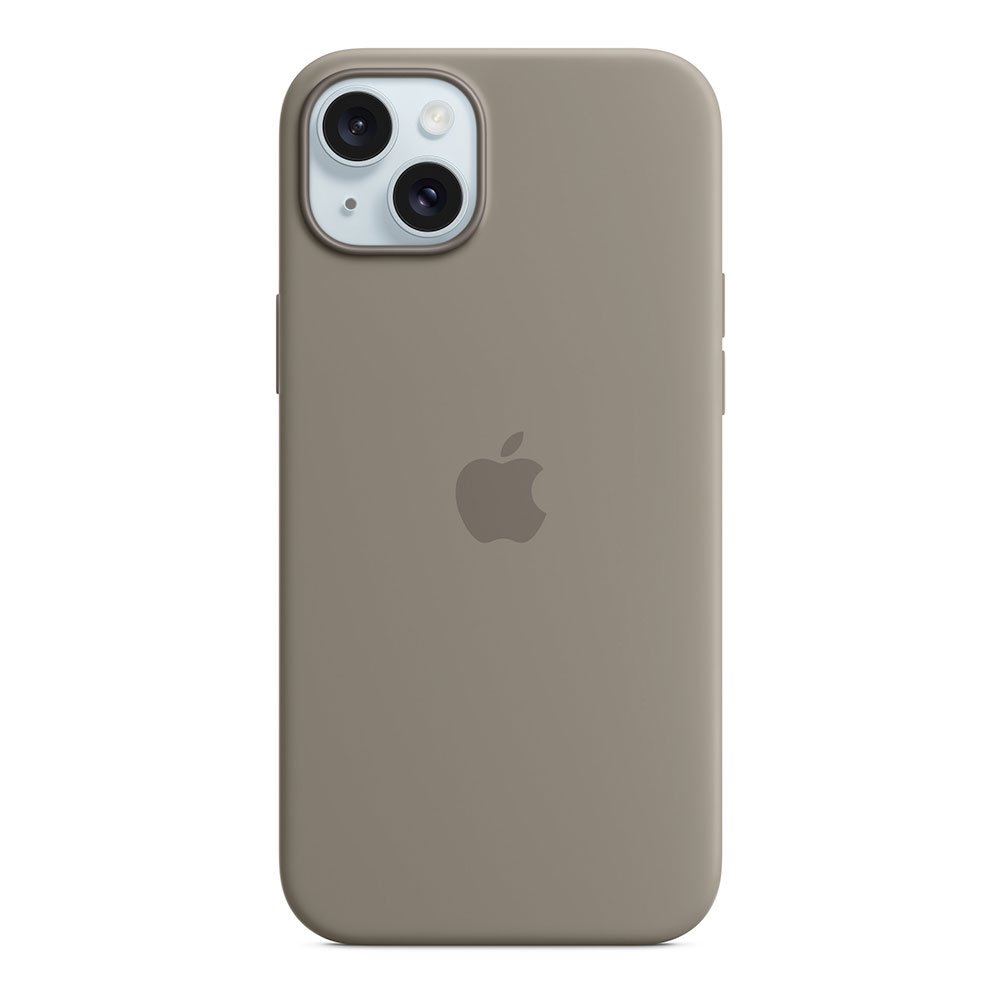 iPhone 15 Plus Silicone Case with MagSafe-Clay