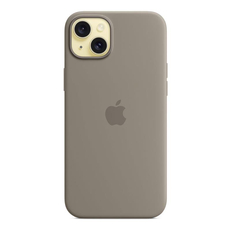 iPhone 15 Plus Silicone Case with MagSafe-Clay