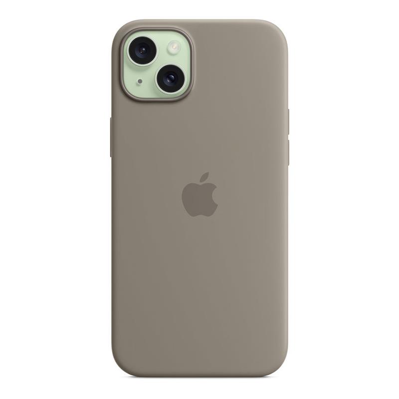 iPhone 15 Plus Silicone Case with MagSafe-Clay