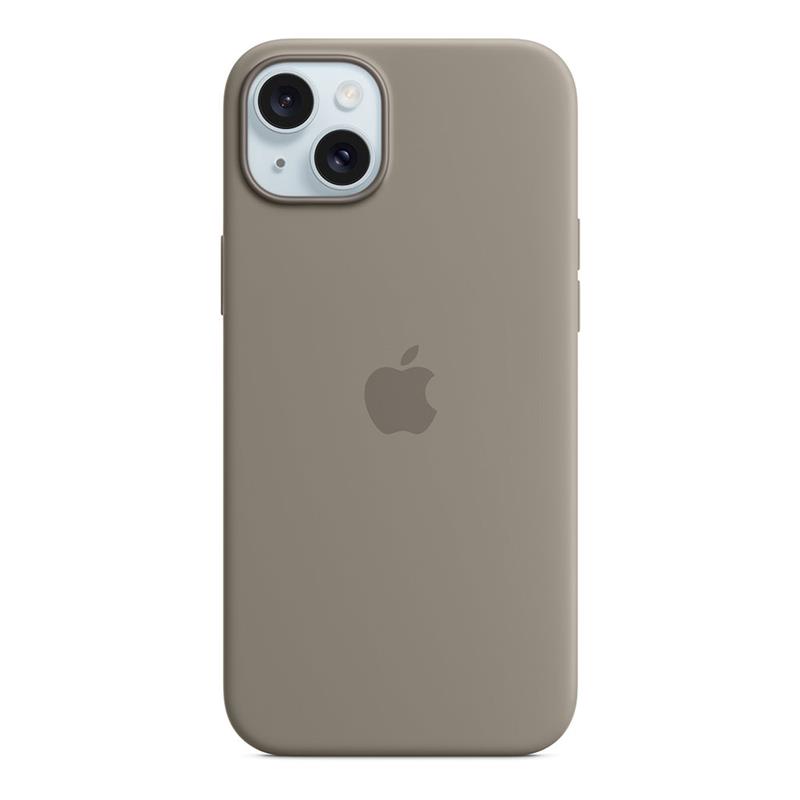 iPhone 15 Plus Silicone Case with MagSafe-Clay