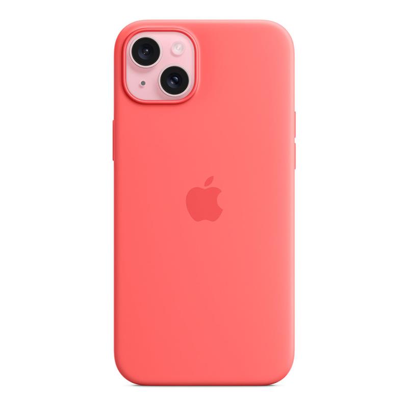 iPhone 15 Plus Silicone Case with MagSafe-Guava