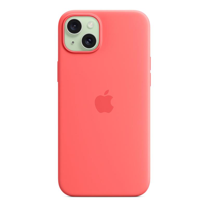 iPhone 15 Plus Silicone Case with MagSafe-Guava