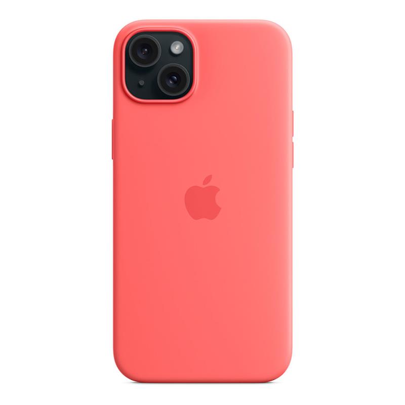 iPhone 15 Plus Silicone Case with MagSafe-Guava