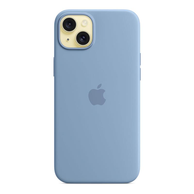iPhone 15 Plus Silicone Case with MagSafe - Winter Blue