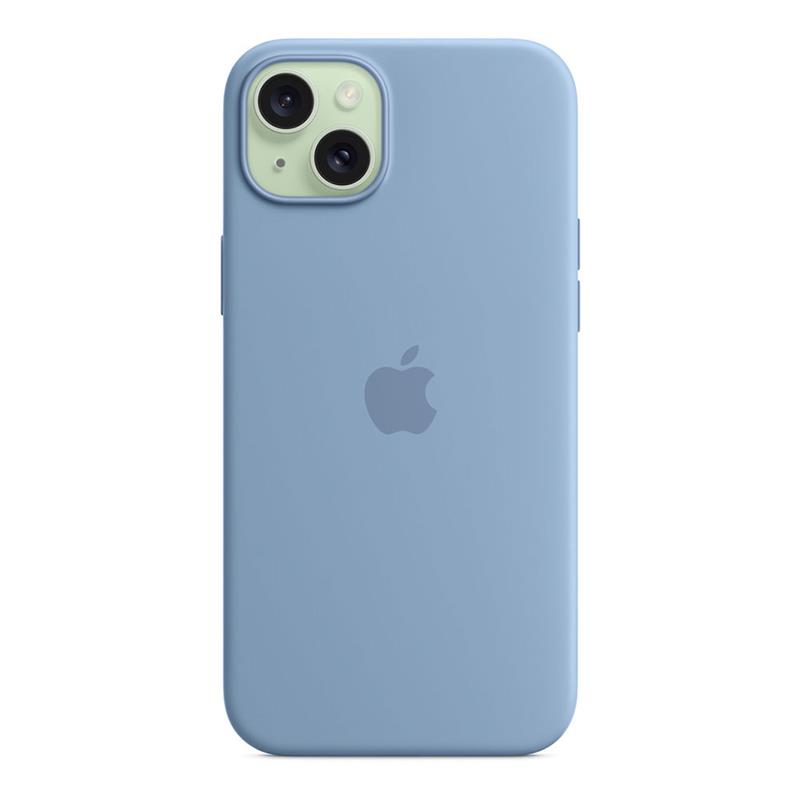 iPhone 15 Plus Silicone Case with MagSafe - Winter Blue