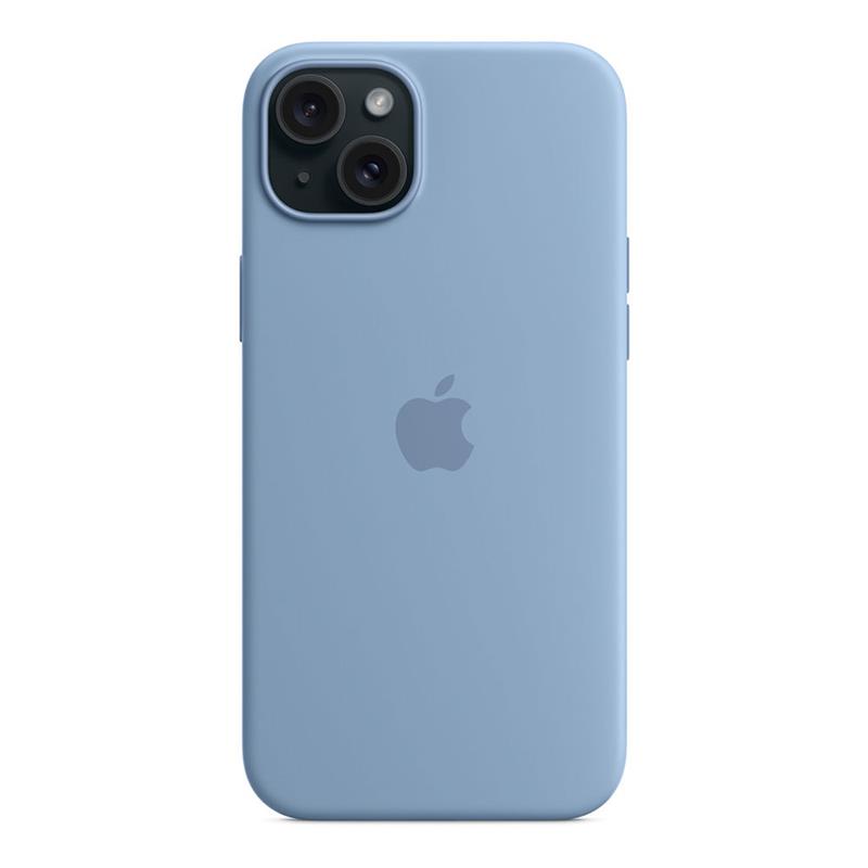 iPhone 15 Plus Silicone Case with MagSafe - Winter Blue
