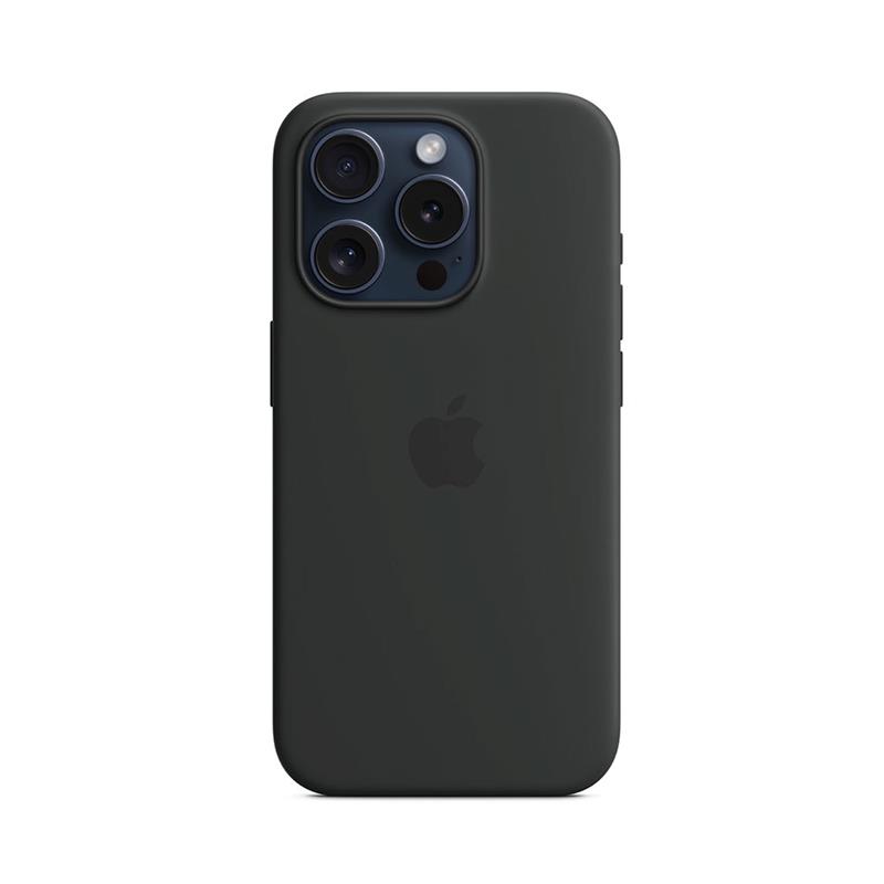 iPhone 15 Pro Silicone Case with MagSafe-Black