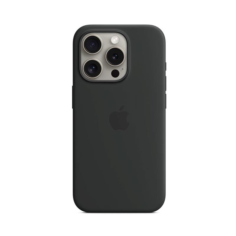 iPhone 15 Pro Silicone Case with MagSafe-Black
