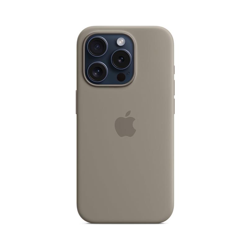 iPhone 15 Pro Silicone Case with MagSafe-Clay