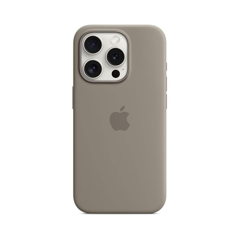 iPhone 15 Pro Silicone Case with MagSafe-Clay